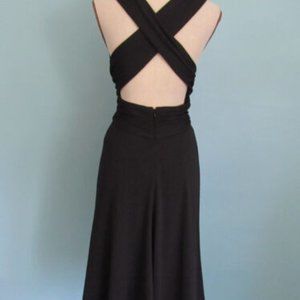 WHITE HOUSE | BLACK MARKET Black Criss-Cross Back Strap